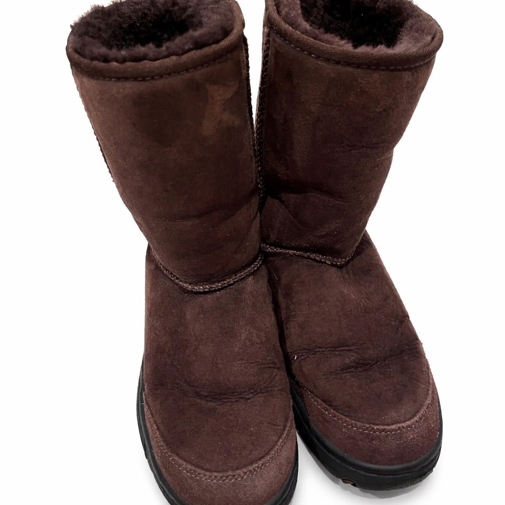 Brown Suede Ugg Winter Boots